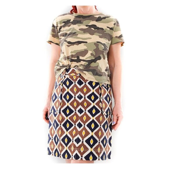 TORY BURCH Printed Skirt - Picture 2 of 8